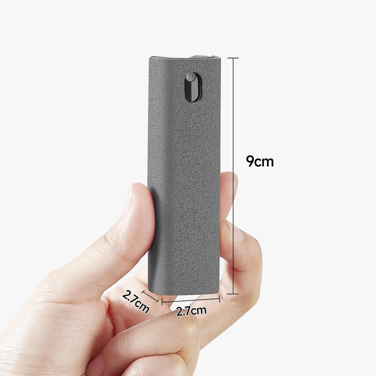 YTT 2-in-1 Touchscreen Mist Cleaner – Spray & Microfiber Cloth for Phones, Laptops & Tablets (Grey)