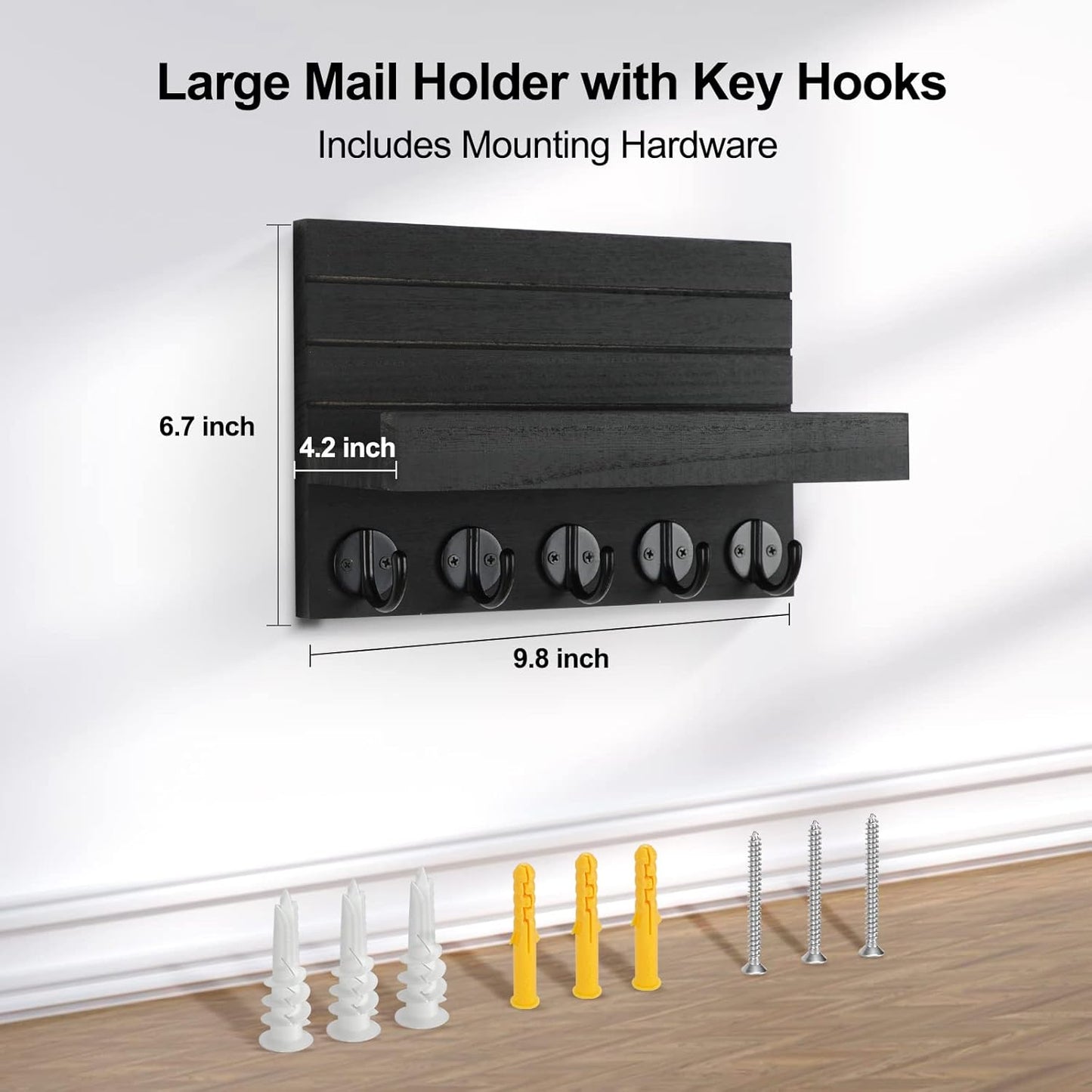  Decorative Wall Key Holder & Mail Organizer – The Perfect Blend of Style & Function