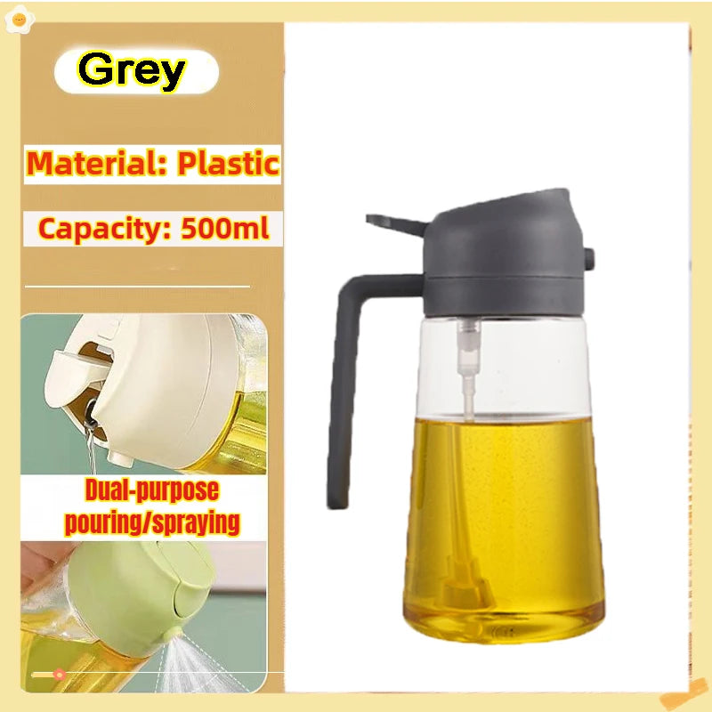 ⭐ Oil Spray Bottle for Cooking – 200ml / 300ml / 500ml Refillable Olive Oil Sprayer for BBQ, Baking & Air Fryer