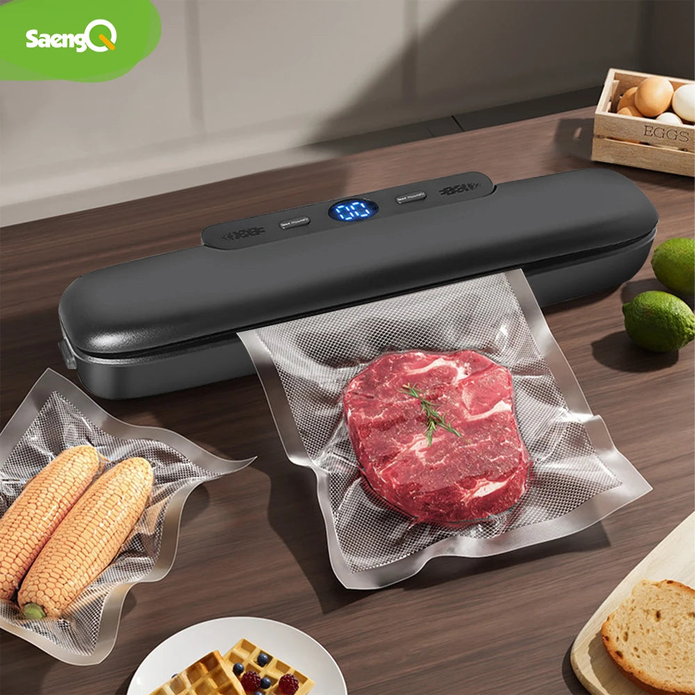 SaengQ 30cm Vacuum Sealer — Food Saver + 10 Bags