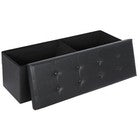 Storage Ottoman Bench Foot Rest Stool for Bedroom Entryway Living Room