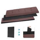 Storage Ottoman Bench Foot Rest Stool for Bedroom Entryway Living Room