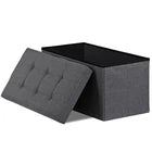 Storage Ottoman Bench Foot Rest Stool for Bedroom Entryway Living Room