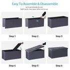 Storage Ottoman Bench Foot Rest Stool for Bedroom Entryway Living Room