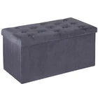 Storage Ottoman Bench Foot Rest Stool for Bedroom Entryway Living Room