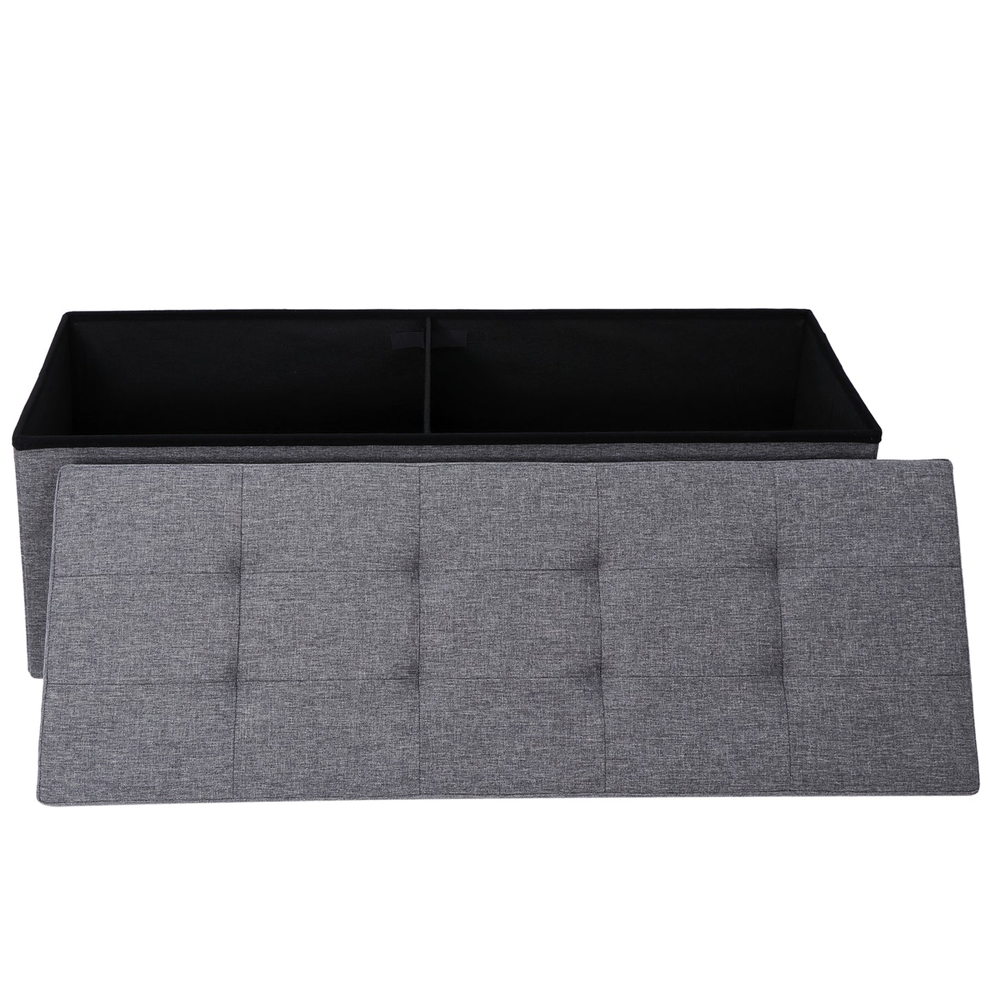 Storage Ottoman Bench Foot Rest Stool for Bedroom Entryway Living Room