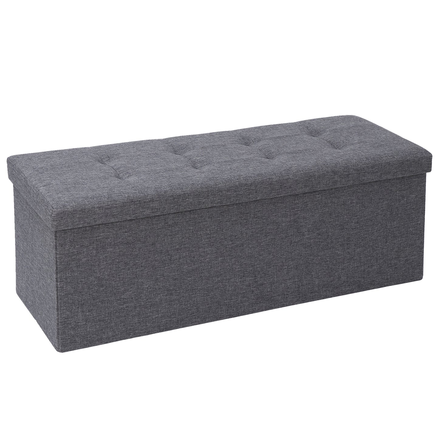 Storage Ottoman Bench Foot Rest Stool for Bedroom Entryway Living Room