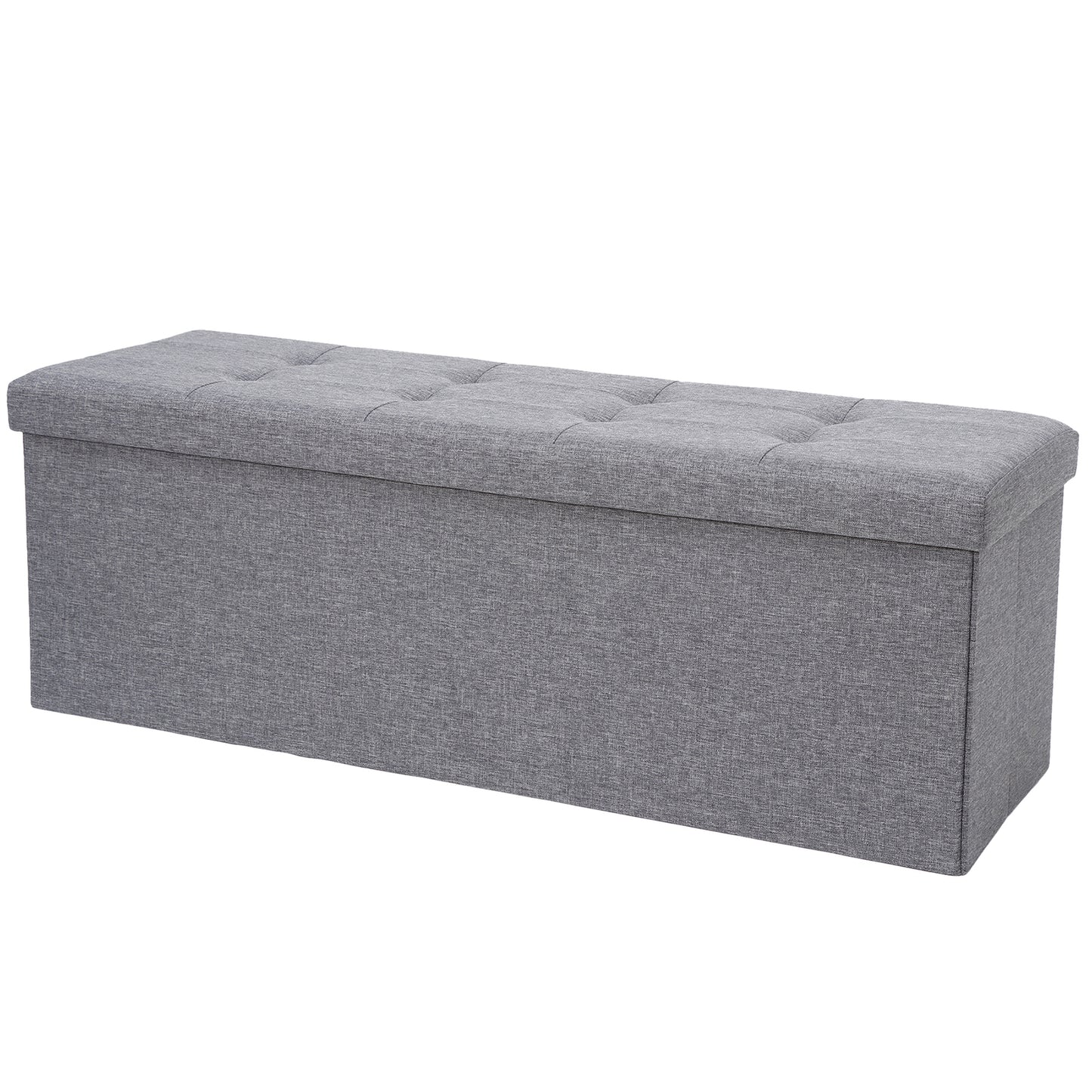 Storage Ottoman Bench Foot Rest Stool for Bedroom Entryway Living Room