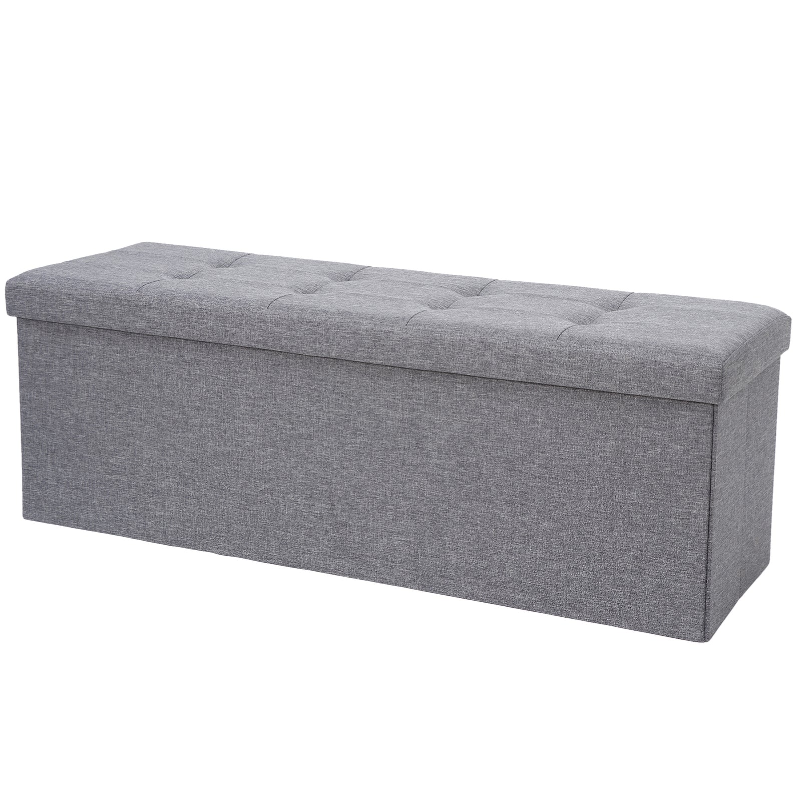 Storage Ottoman Bench Foot Rest Stool for Bedroom Entryway Living Room