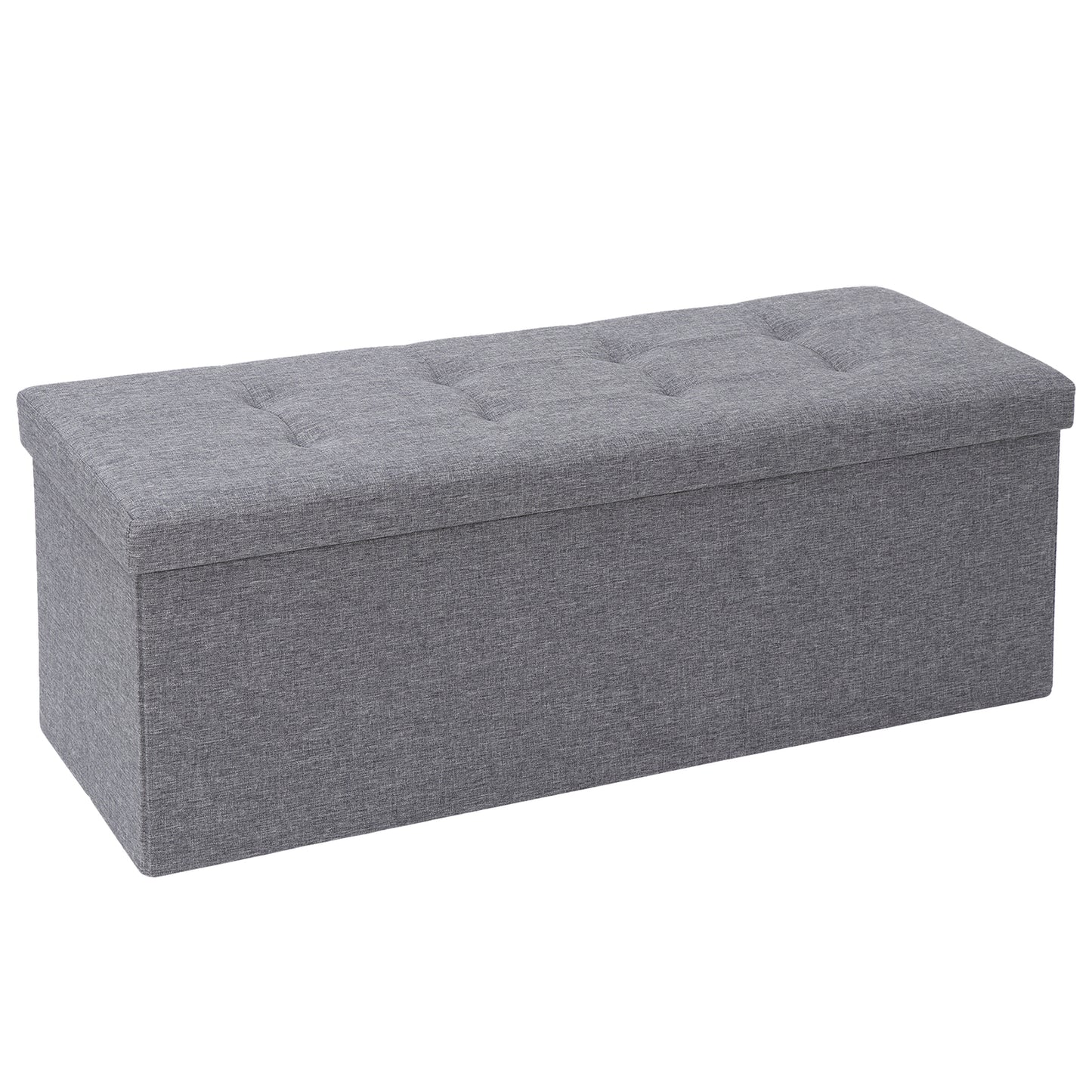 Storage Ottoman Bench Foot Rest Stool for Bedroom Entryway Living Room