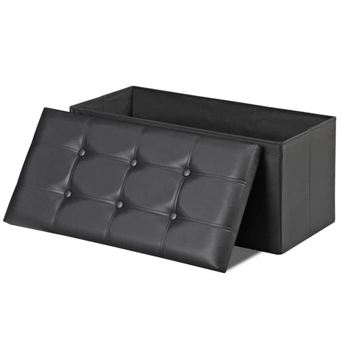 Storage Ottoman Bench Foot Rest Stool for Bedroom Entryway Living Room