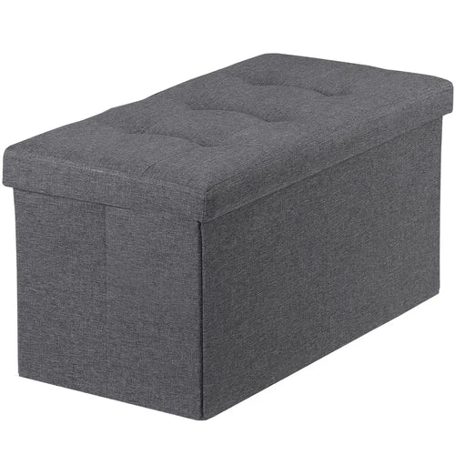 Storage Ottoman Bench Foot Rest Stool for Bedroom Entryway Living Room